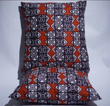 Diamond Rust African Cotton Pillows