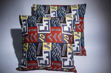 A 90s Kind of World African Cotton Pillows