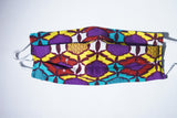 Purple Passion African Cotton Face Masks